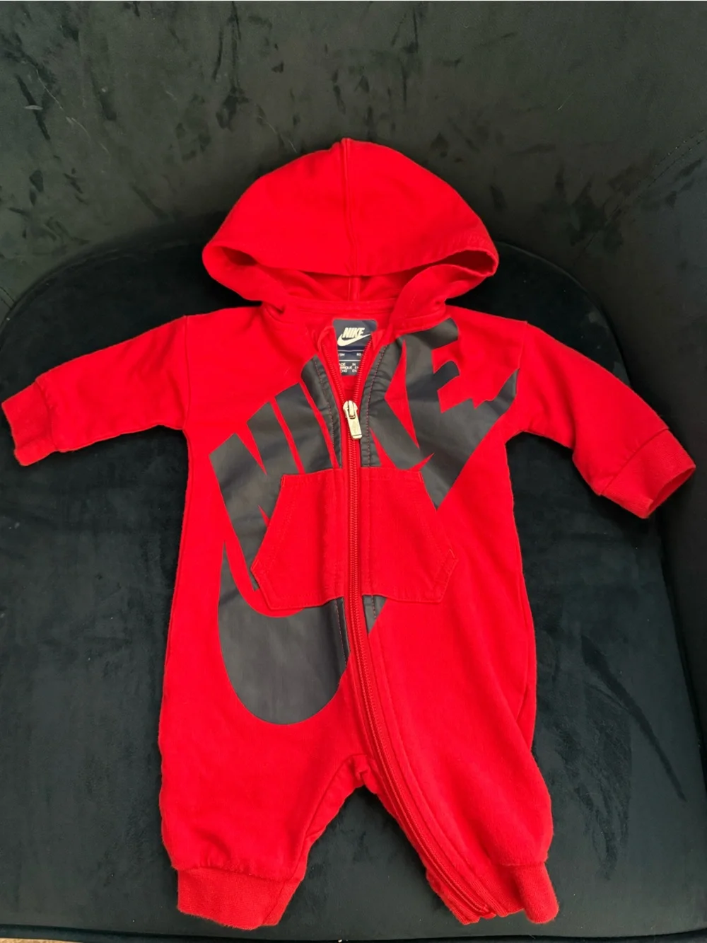 Nike Kids Red and Blue Bodysuit & Tops Set with Gray and Black Accents